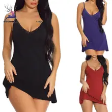 Doudoulu модные женские туфли пикантные нижнее белье Babydoll ночная Пижама-набедренная повязка Комплект Для женщин пижама ночная рубашка# EW