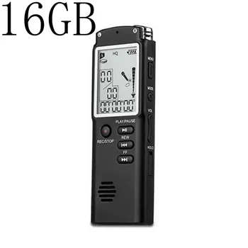 

16GB Mini T60 Professional Voice Recording Device Time Display Large Screen Digital Voice Audio Recorder Dictaphone MP3 Player