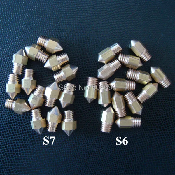 

free shipping inside diameter0.4mm Makerbot nozzle for 3D printer MK 8 10 pcs /pack