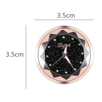 

Car Decoration Clock Timepiece Auto Interior Stick-On Digital Watch Ornament Sticker Watch Automotive Styling Accessories