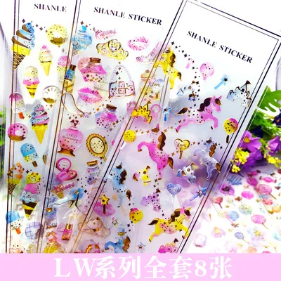 1 24sheets cute cartoon korean style adhesive stickers scrapbooking diy