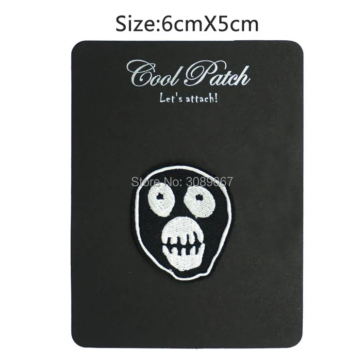 Нашивки с логотипом маски Mighty Boosh вышитые новые нашивки помощью утюга и