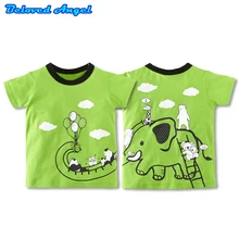 Brand New Top Kids Boys Girls T-shirts 100% Cotton Summer Short Sleeve Tops Children's Clothing Boy Girl Brand Tees Baby Clothes baby boy girl long sleeve t shirts baby girl clothes top boys girls clothing spring autumn cotton cute baby cartoon t shirts