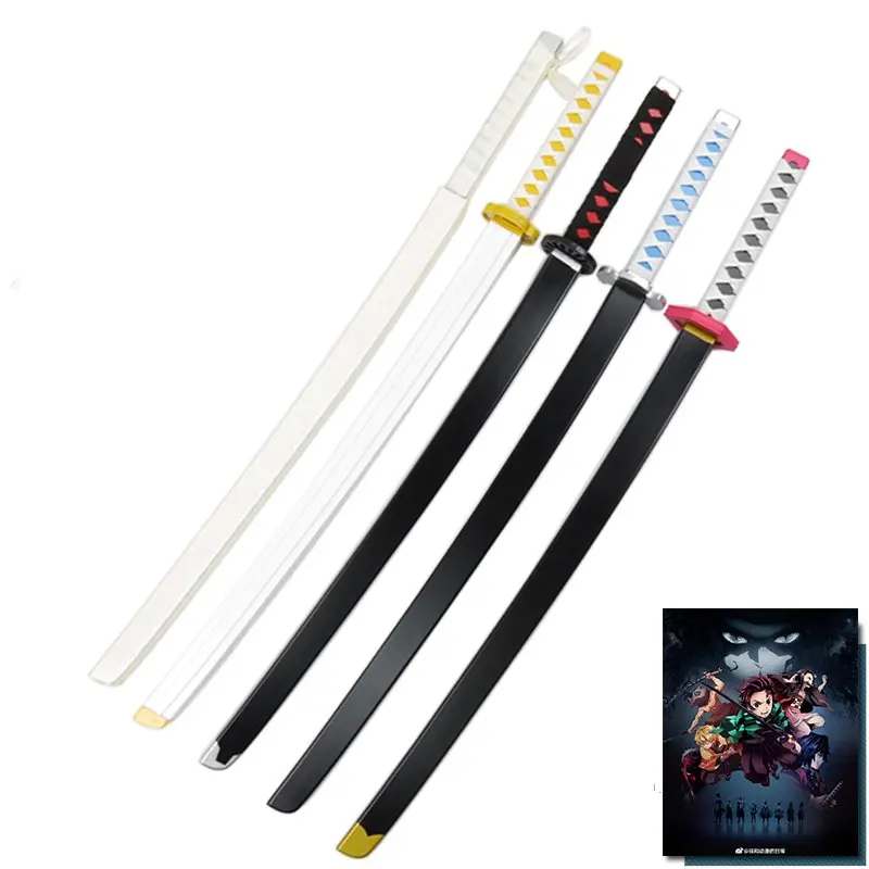 

Demon Slayer: Kimetsu no Yaiba Kamado Tanjirou Cosplay Wooden Sword Stage Performance Props for Halloween Cosplay Party