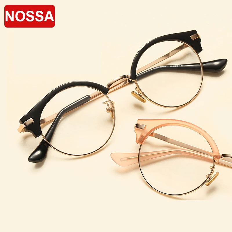 

Vintage Round Eyewear Frame Ultralight Myopia Prescription Glasses Frames Women Men Elegant Brand Designer Spectacles Frame