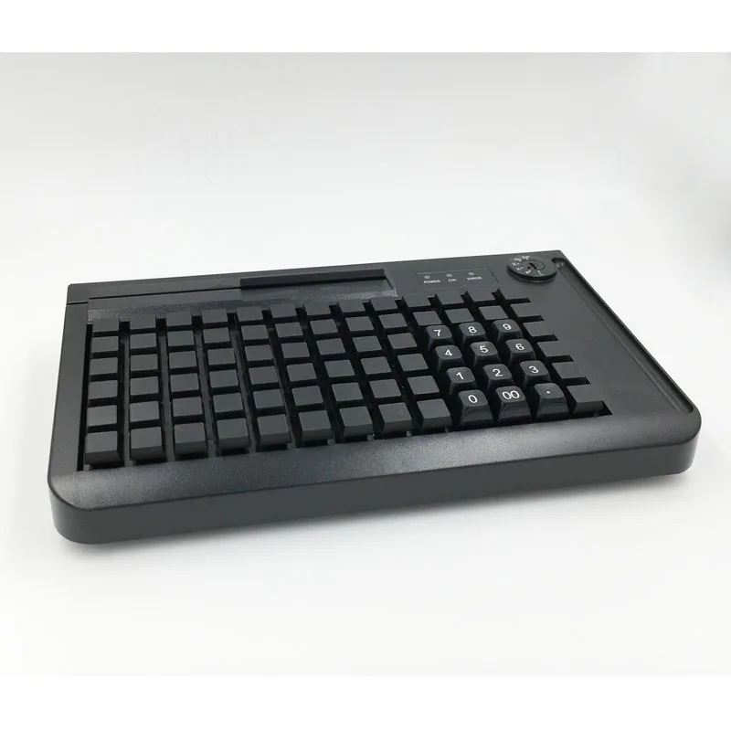 KB78 78 клавиш usb pos клавиатура терминала с магнитным кардридером| |