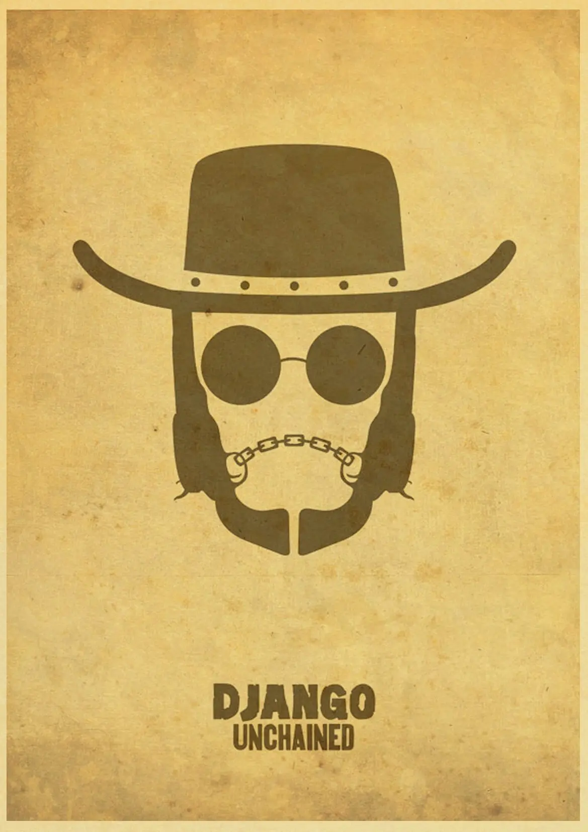 Классический фильм Квентин Тарантино пленка Django развязанный фотопостер
