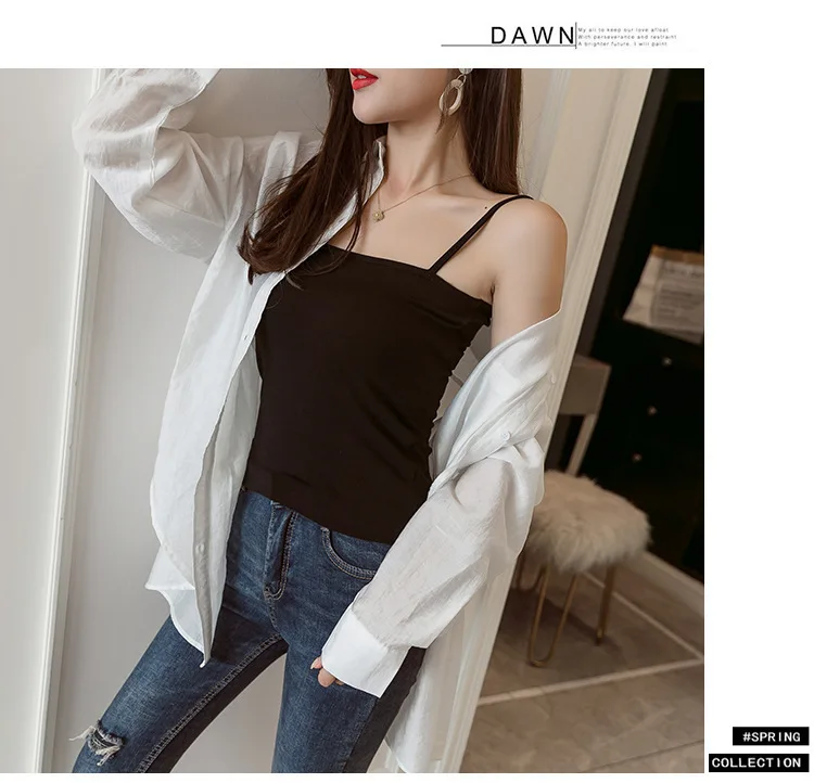 

Reality shoot 2019 summer new strapless large size women's super elastic knitted vest bottom outside wear 200 jin