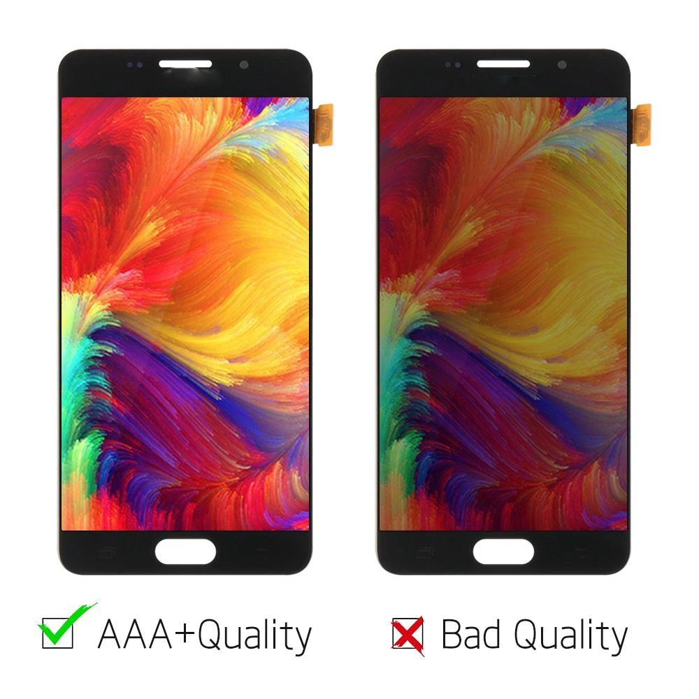 Sinbeda Super AMOLED 5 2 ''ЖК дисплей для SAMSUNG GALAXY A5 2016 ЖК A510 A510F сенсорный экран дигитайзер