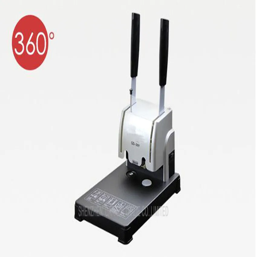 1PC GD 30Y electric book binding machine,financial credentials, document,archives binding