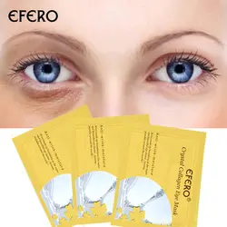 EFERO 15 пар = 30 шт. коллагеновые хрустальные маски для глаз гелевые патчи для глазная повязка уход за кожей темные круги Антивозрастная маска