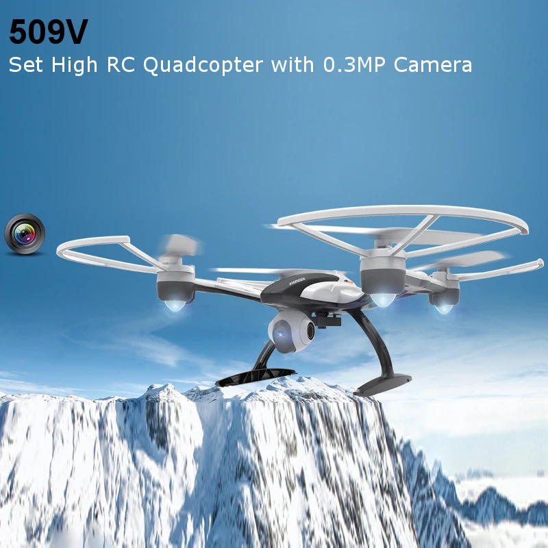 JXD 509V Set High RC Quadcopter with 0.3MP HD Camera 2.4G 4CH 6Axis Helicopter Headless Mode Drone One Key Return Remote Control