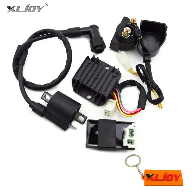 

XLJOY Ignition Coil CDI Regulator Rectifier Relay Kit For Chinese 150cc 200cc 250cc ATV Quad