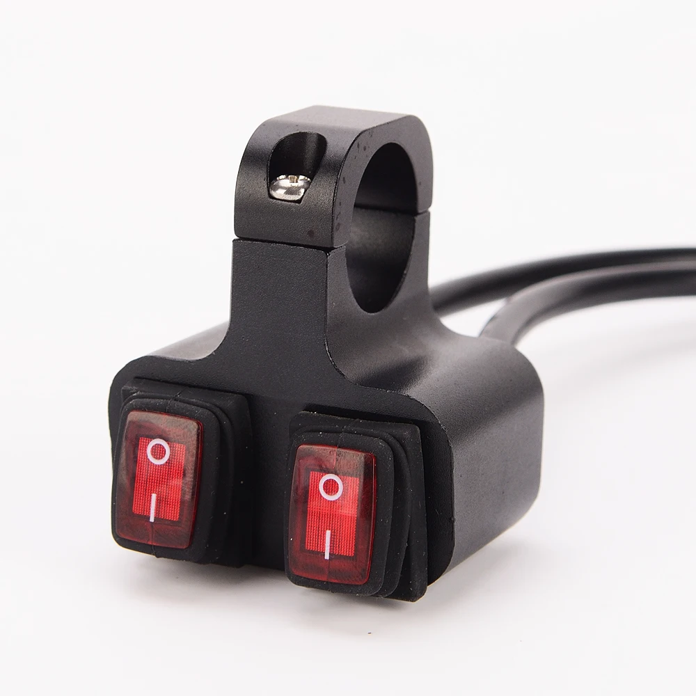 IZTOSS 12v 16A Motorcycle CNC aluminium alloy on off rocker Switches 1
