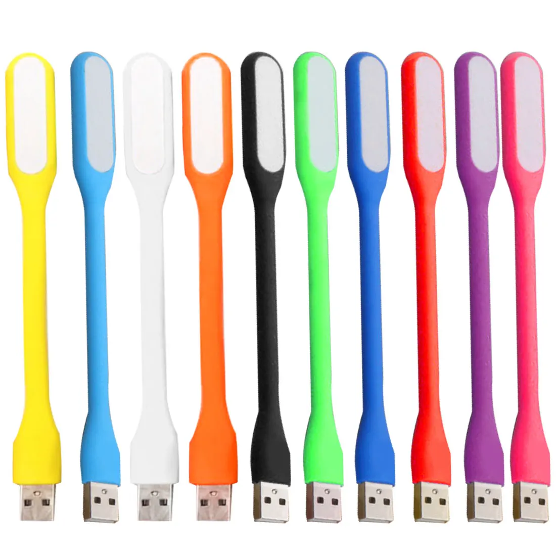 Светодиодный мини светильник гибкий USB ночник настольная лампа для чтения