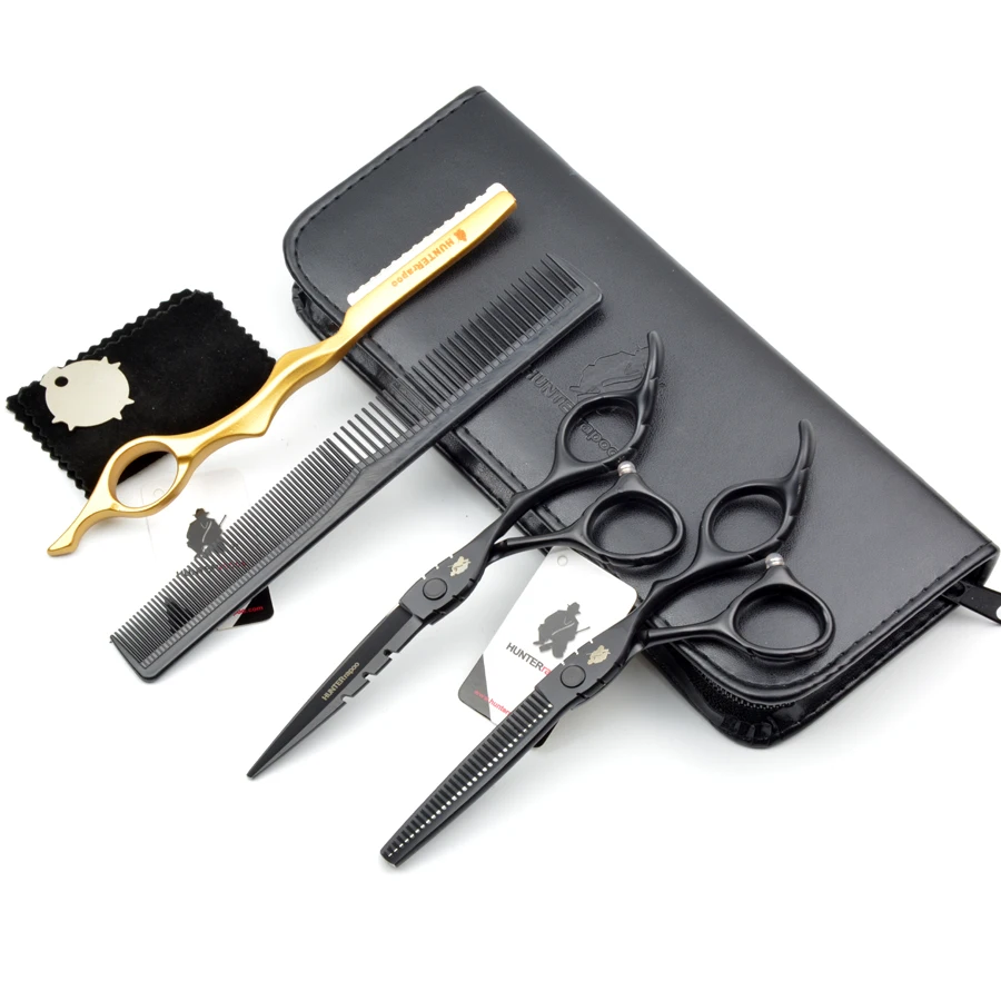 

6" INCH Hair Cutting Scissor professional barber scissors kit for hairdressing salons,HT9153 japan 440C Haircut Shears Set