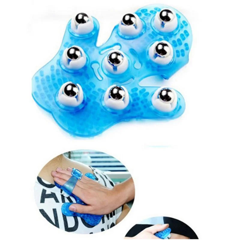 360 Degree Body Cellulite Massager Glove Cell Roller Ball Muscle Pain