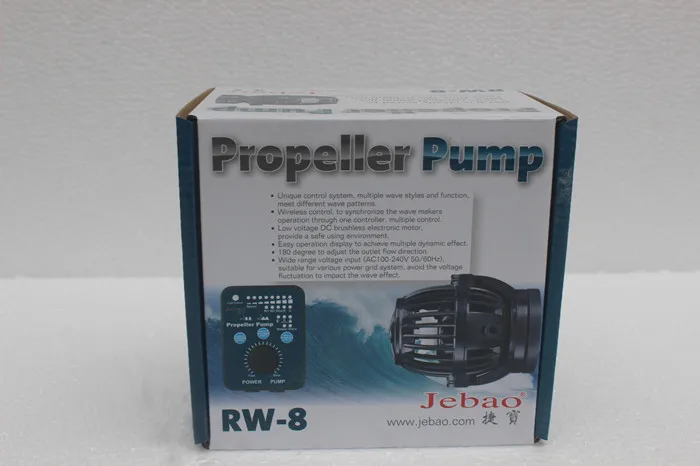 Jebao RW-4 RW-8 RW-15 RW-20 RW4 RW8 RW15 RW20 RW 4, 8 15 20 морской аквариум Wave Maker для Беспроводной Master/Slave насос Управление - Цвет: RW-8