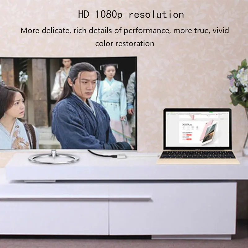 USB 3 1 Тип C к HDMI адаптер 2017 Новый для Apple новый Macbook Chromebook Dell XPS 13 Asus zen AIO поддерживает