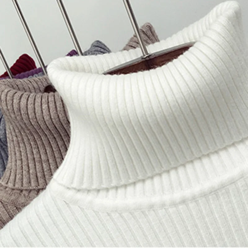 New Elastic Sweaters Long Sleeve Female Pullovers Stylish Slim Turtleneck Knitted Sweater 2018 Autumn Winter Women Bottoming New Elastic Sweaters Long Sleeve Female Pullovers Stylish Slim Turtleneck Knitted Sweater 2018 Autumn Winter Women Bottoming