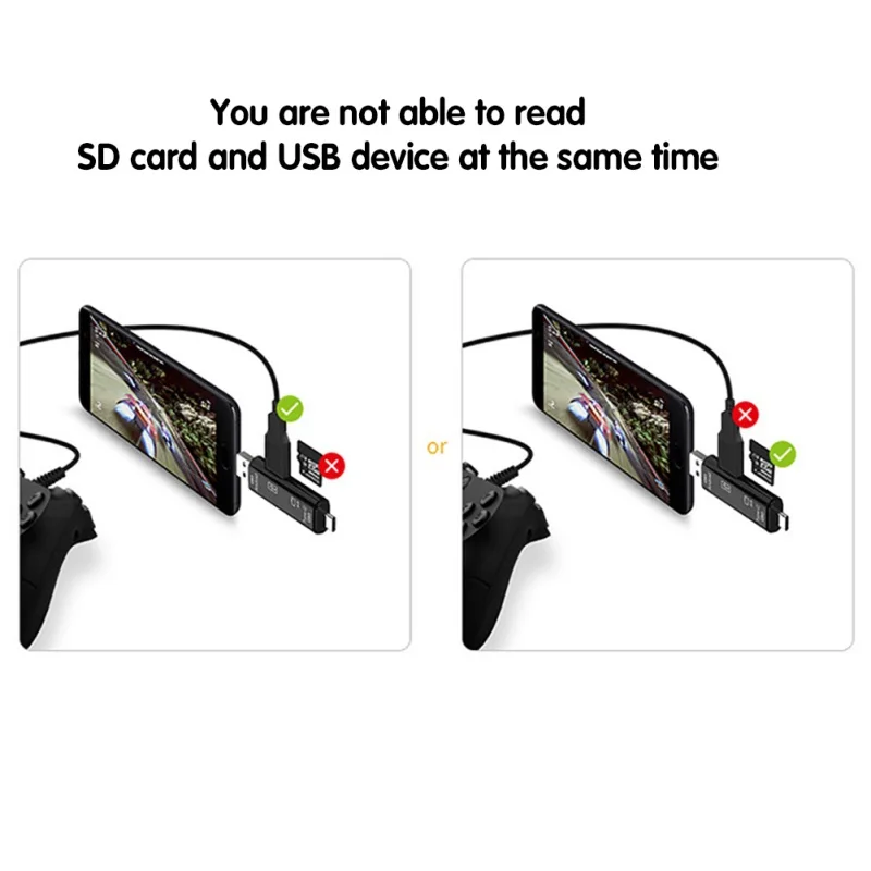 3 в 1 type-C Micro Card Reader usb type-C флэш-накопитель адаптер разъем Высокоскоростной TF карт памяти