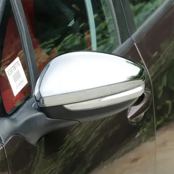 

ABS Chrome Car Styling For 2014 2015 2016 2017 Peugeot 2008 Accessories Car rearview mirror protector guard Cover Trim