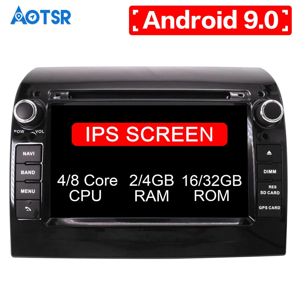 Android 9 64GB Автомобильный dvd-плеер gps навигация Мультимедиа Стерео для Fiat Ducato 2006- CITROEN Jumper PEUGEOT Boxer авто радио