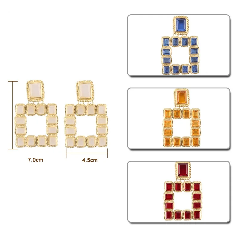 For Women Girl Gift Stud Earrings Statement EarringsFashion Drop Dangle Earrings Wedding Gift Vintage Jewelry Wholesale Hot Sale5