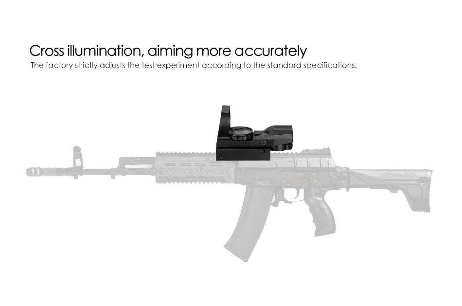 20 мм/11 мм тактический прицел винтовочный оптический прицел для охоты голографический красный точка зрения рефлекс 4 Сетка для охоты