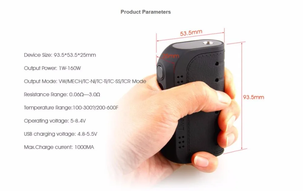 Yosta Livepor 160W TC Box MOD-2