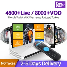Arabic France IPTV Belgium Netherlands Leadcool Android Box Rk3229 SUBTV Subscription 1 Year IPTV Italy Turkish IP TV Receiver