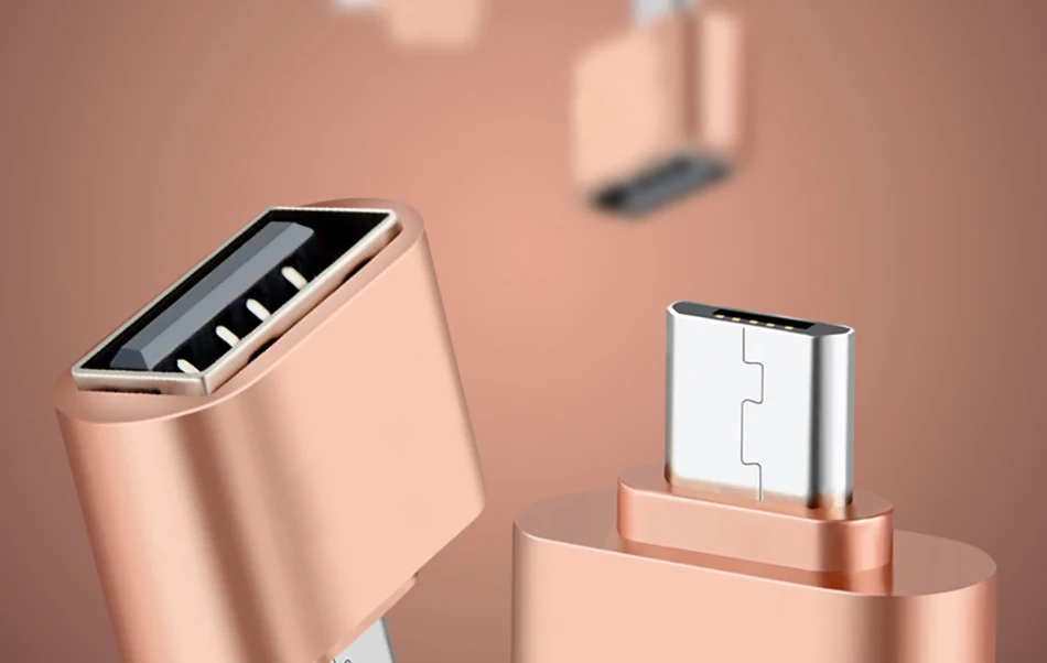 ACCEZZ Мини OTG адаптер Micro USB к USB 2,0 конвертер для Xiaomi huawei Android телефон кабель планшетный ПК флэш-накопитель мышь OTG