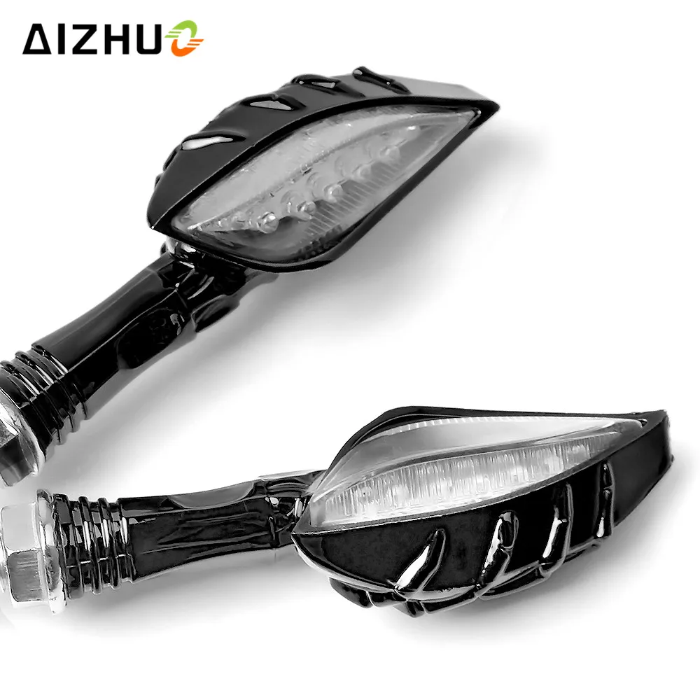 Motorcycle Turn Signals Light 12V LED Universal Lights Blinker Lamp For