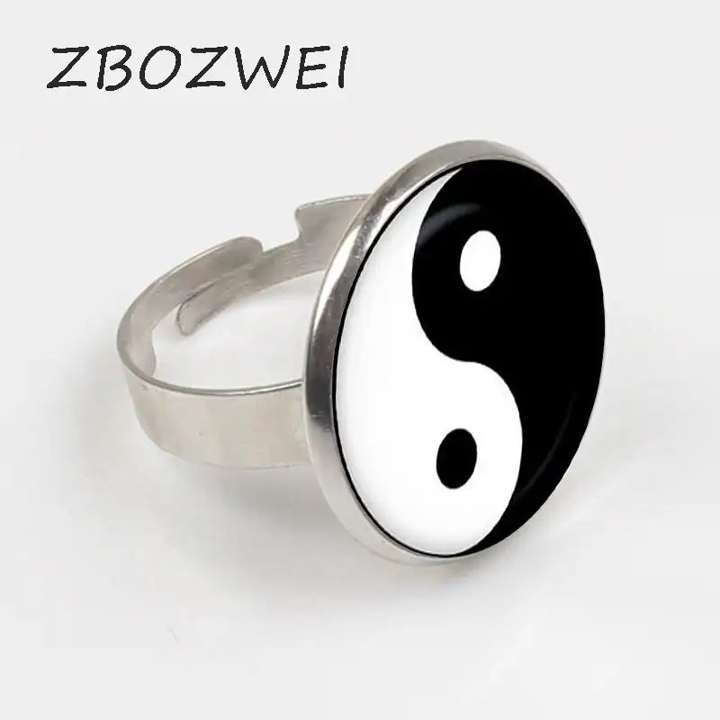 Zbozwei 2018 New Hot Vintage Yin Yang Ring Tattoo Ring Handmade Ring Yin Yang Jewelry Fashion Brand Gift Rings Aliexpress