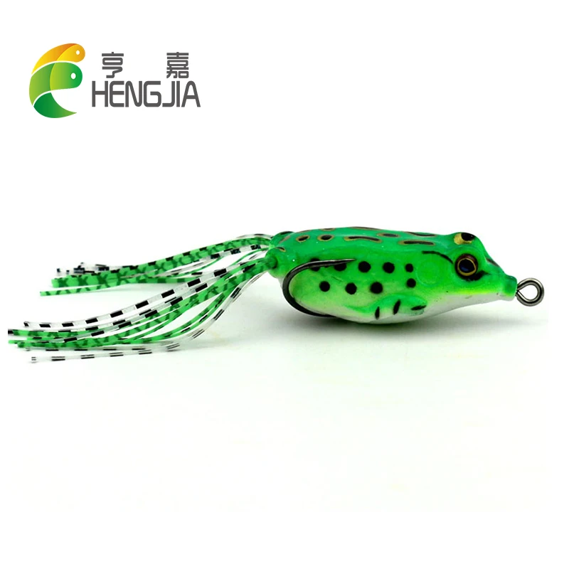 HENGJIA HENGJIA 5.5cm 8g 1hook plastic frog fishing lures wobble bass salmon trout fishing