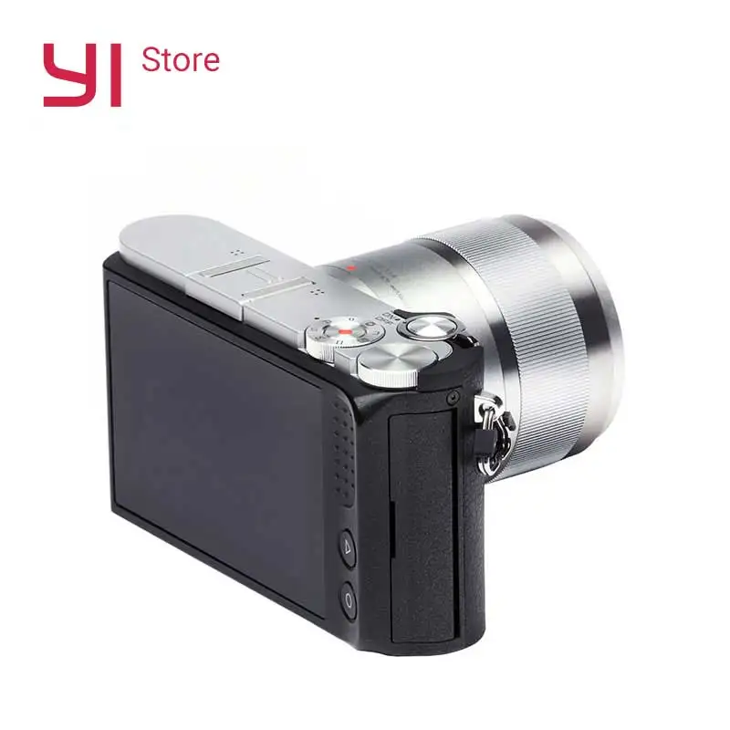 Pаспродажа YI M1 беззеркальных цифровой Камера премьер зум два объектива ЖК дисплей минималистский сырья 20MP видео Регистраторы 720RGB международная верси...