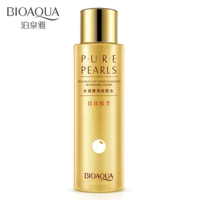 

BIOAQUA Pure Pearl Essence Face Toner Deep Moisturizing Nourish Skin Care Anti Wrinkle Face Care Whitening Facial Toner 120g
