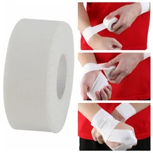 Cotton White Premium Adhesive Athletic Tapes Wraps 10M 50/38/25mm Sport Binding Physio Muscle Elastic Bandage Strain Injury