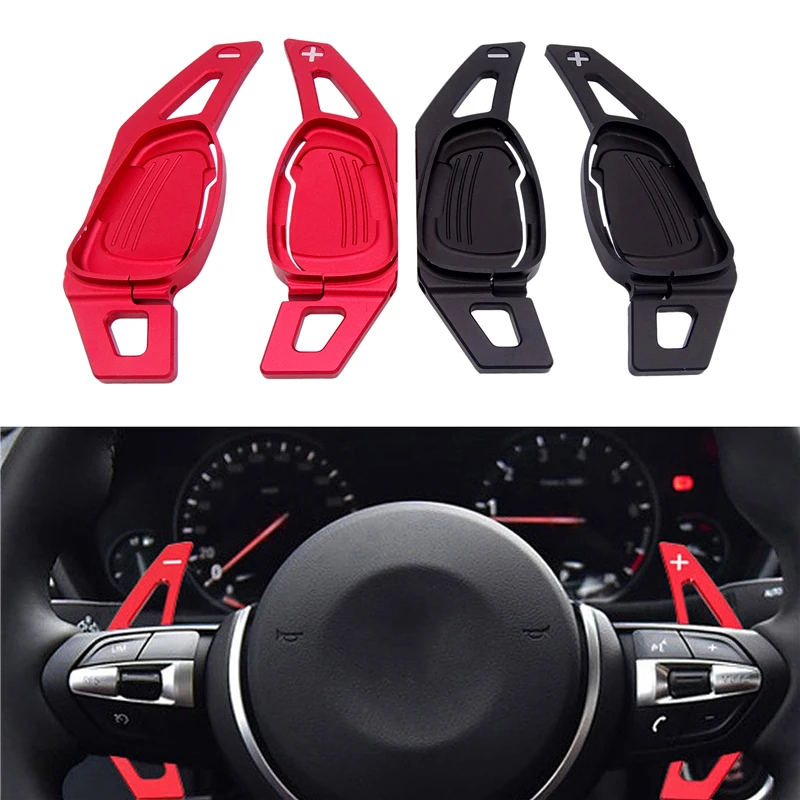 

For Audi A5 S3 S5 S6 SQ5 RS3 RS6 RS7 Car Gear Shifter Steering Wheel Shift Paddle DSG Extension Fit Aluminum Accessories 2pcs