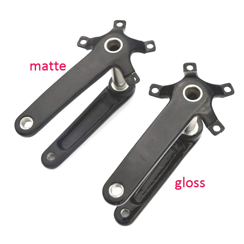 

Full Carbon Fiber Bicycle Crank Road Bike Crankset Length 170 mm BCD 110 mm Matte/gloss Cycling Bicicleta Parts