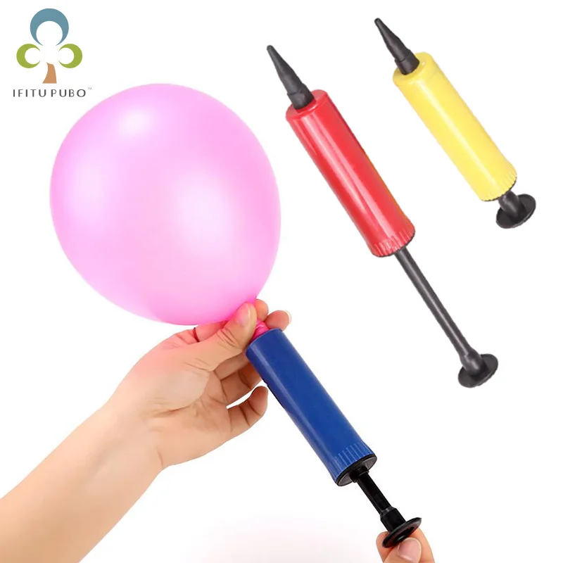 

1pc Mini Plastic Hand Held Party Balloon Inflator Air Pump Portable Useful Balloon Birthday and Christmas Decoration Tools GYH