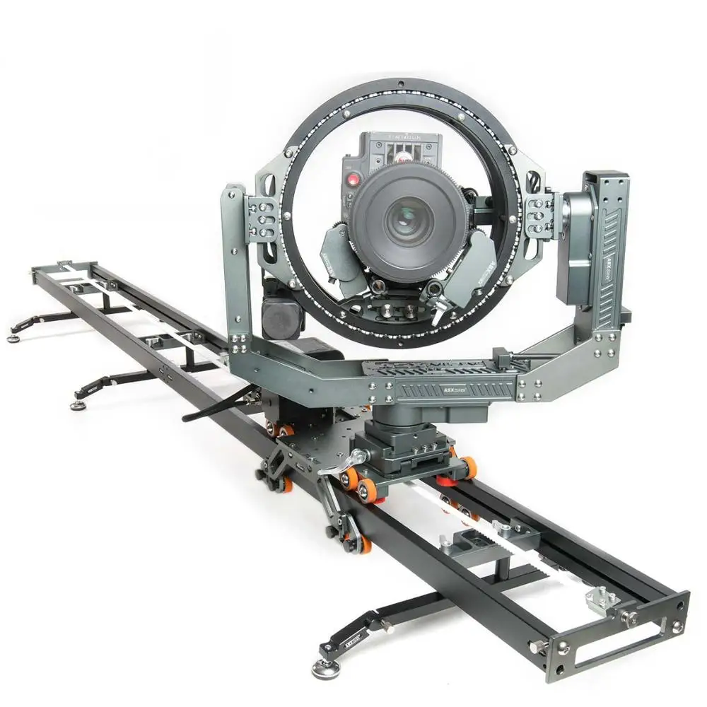 Соединяемый таймлапс стоп-Видео стабилизатор рельсовая система механизированная камера слайдер с 3D головкой для dslr камеры - Цвет: 200cm Connect Slider