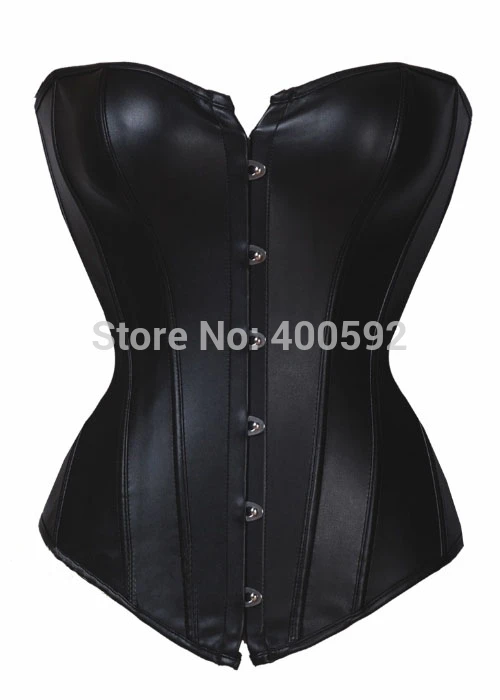 Cheap Sexy Black Corset Merry Widow Corset Cheap Plus Size Lingerie