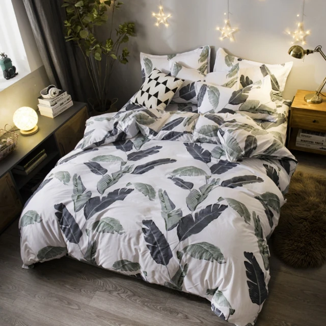 Special Price Dropshipping 2/3/4pcs King Size Bedding Sets Family Set Include Bed Sheet Duvet Cover Pillowcase Banana leaf Cartoon gift Special Price Dropshipping 2/3/4pcs King Size Bedding Sets Family Set Include Bed Sheet Duvet Cover Pillowcase Banana leaf Cartoon gift