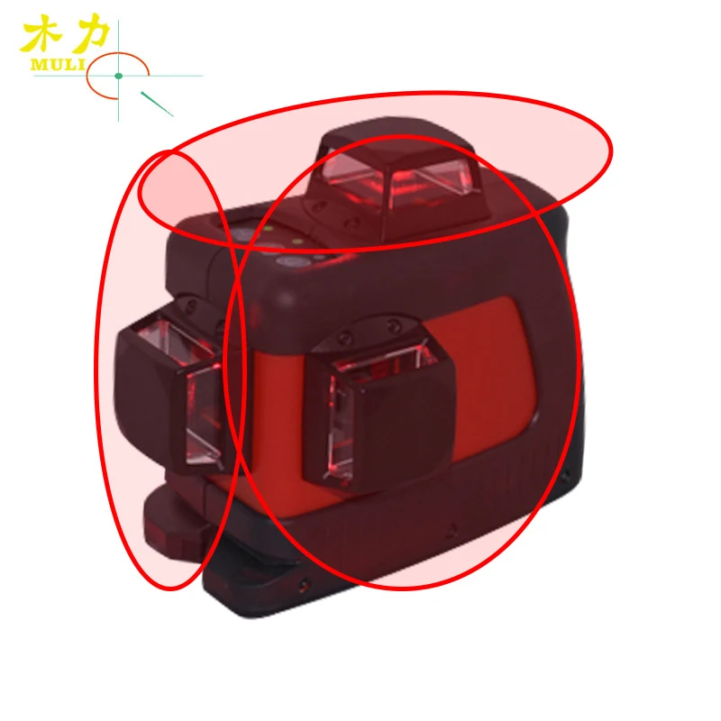 

12linhas 3D 360Horizontal E Vertical Auto Nivelamento A Laser Cruz Super Poderosas Feixe Vermelho do que Fukuda 2017nova
