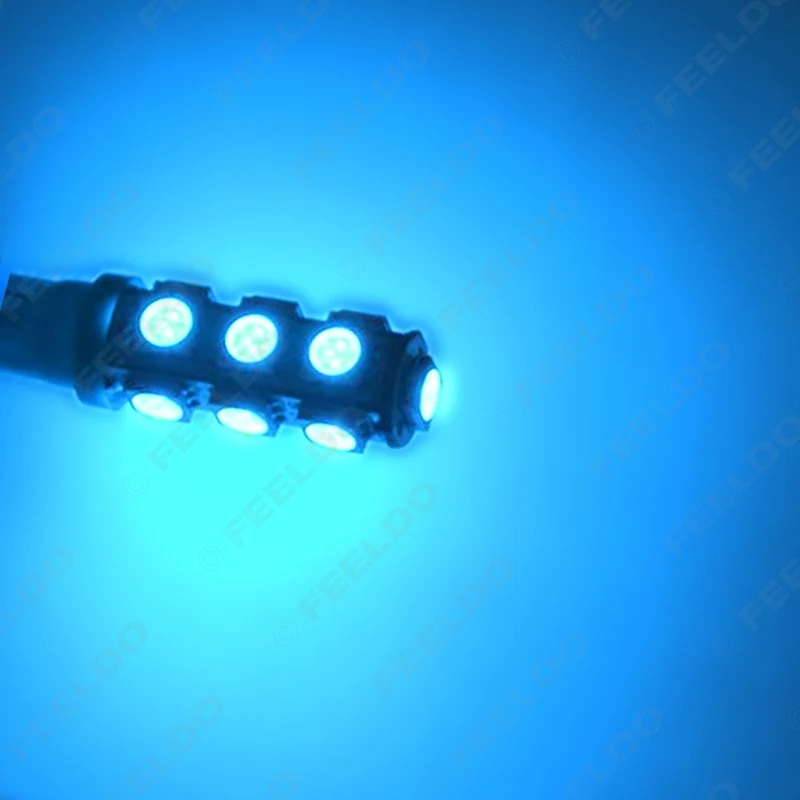 200 шт. автомобиль/Авто T10 194 168 W5W 5050 Чип 13SMD 13 светодиодный Клин автомобильный Светодиодный лампочки 7-Цвет# FD-1461
