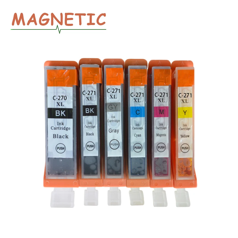 6 шт PGI270 PGI-270 чернильный картридж для принтера Canon принтерам PIXMA TS6020 TS5020 MG5720 MG5721 MG5722