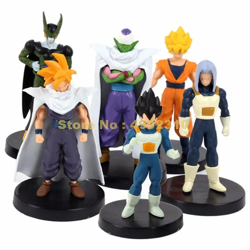 

anime dragon ball dragonball pvc dolls son goku 24 generation 6 figures model 15cm Toy