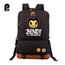 Bendy and The Ink machine Backpack For Teenagers Students Schoolbag Boys Girls  Kids Backpacks Travel Book Bag Mochila Infantil
