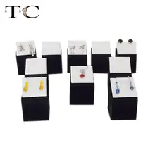 10 шт/Партия Ювелирные Изделия Дисплей Органайзер серьги дисплей серьги держатель стойки серьги гвоздики Pendanty крепления для вешалки